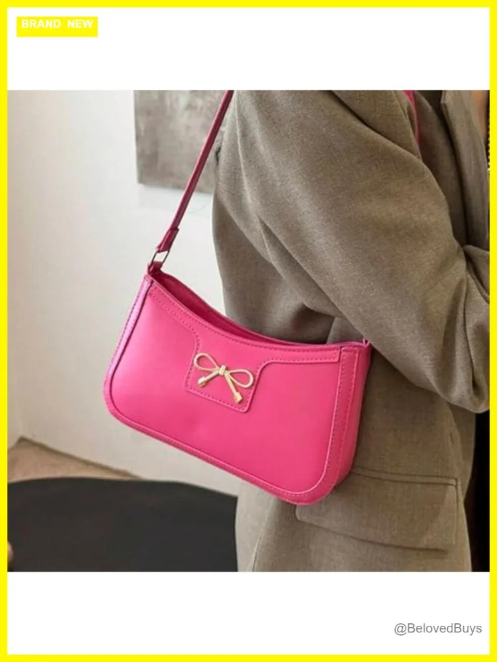 Women's Shoulder Tote Bag with Chain Strap Y2K Travel Purse